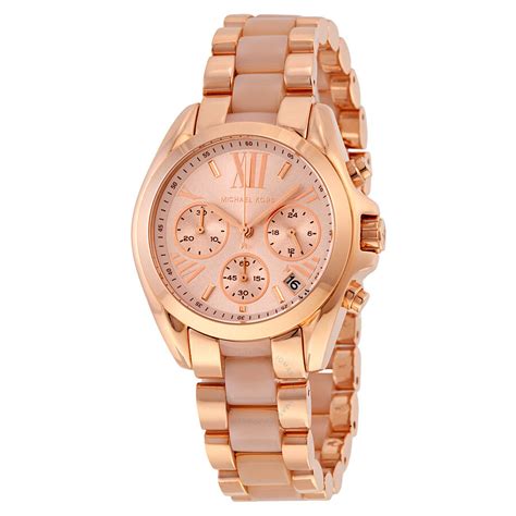 michael kors women's rose gold watches cheap|rose gold watch with numbers.